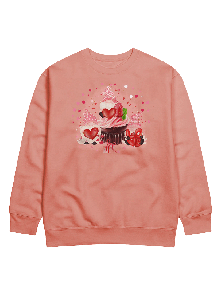 Gnome Love Cupcake Sweatshirt product image (5)