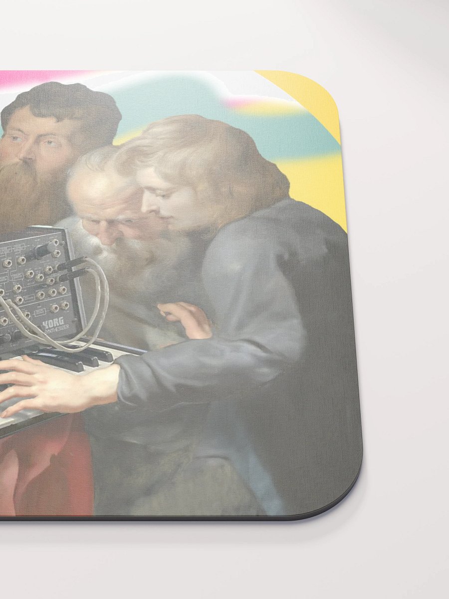 He died for our synths, by Frank Fonik (Japanese Korg MS 20) EDM Techno Classic Mouse Pad product image (6)