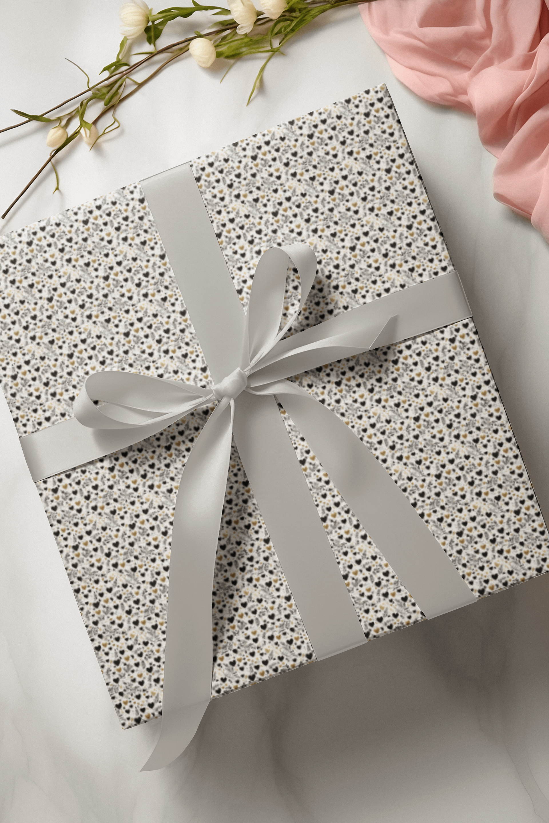 Valentine Hearts Wrapping Paper - Set of 3 product image (3)
