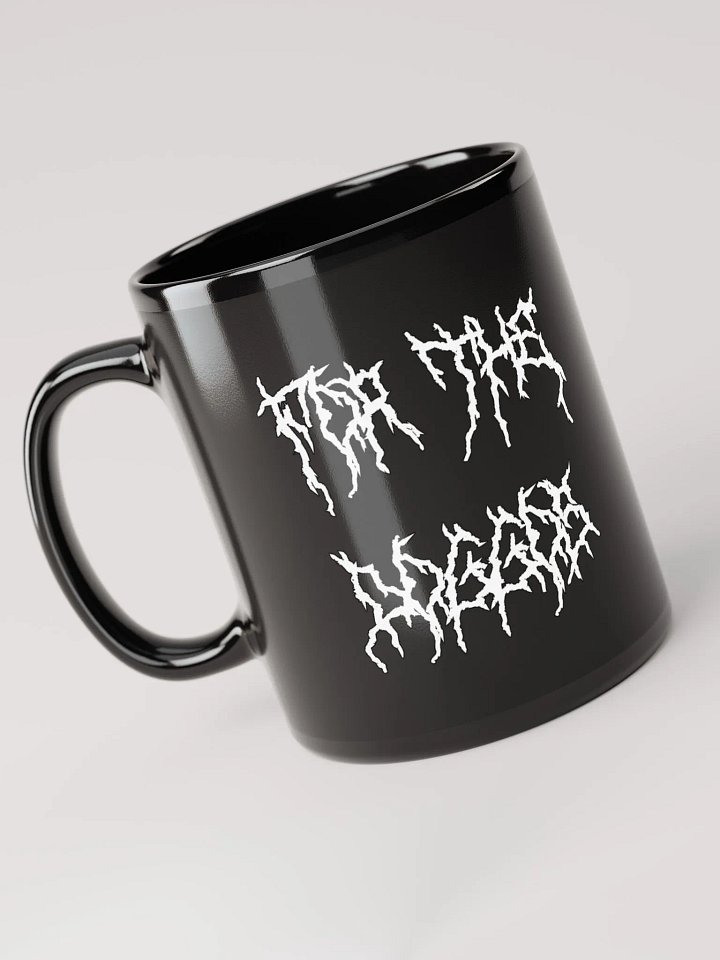 Coffee Mug (black) - 'For the Doggos' (metal) product image (1)