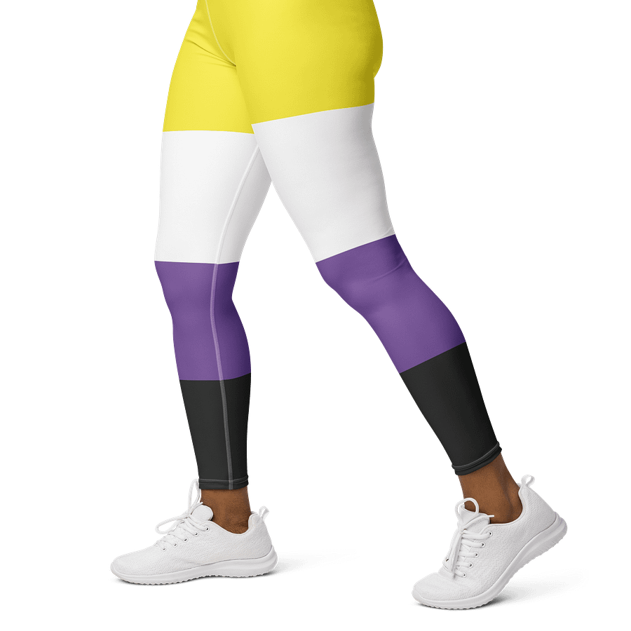 Non-binary Pride Flag Leggings product image (3)
