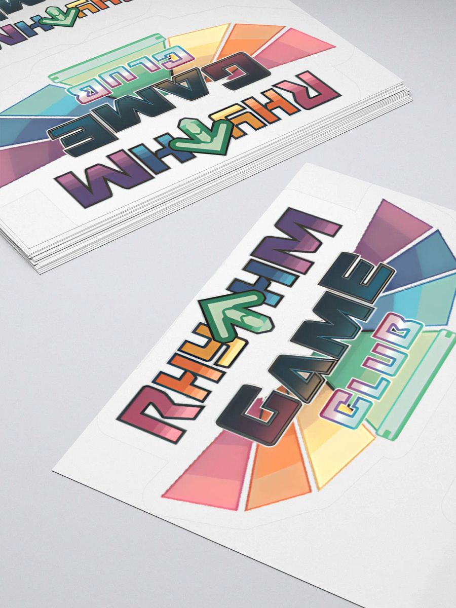 Rhythm Game Club Stickers product image (3)
