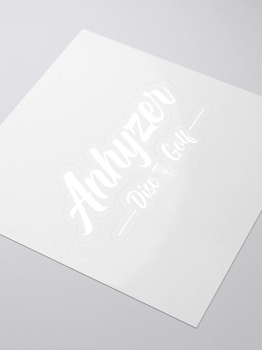 Anhyzer Disc Golf Die Cut Sticker product image (3)