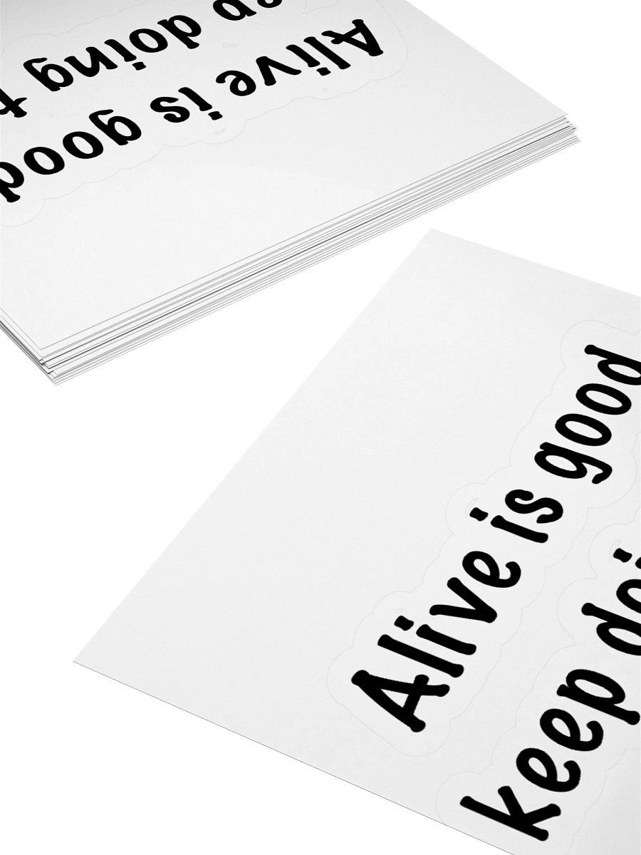 Alive is good Sticker product image (12)