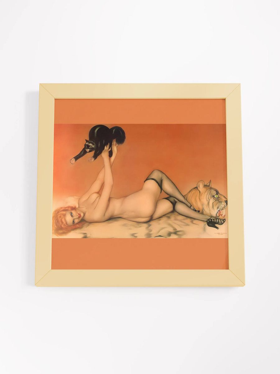 Tiger Rug Daydream Framed Poster product image (20)