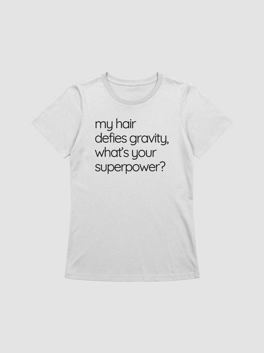 Defies Gravity Tee (white - relaxed fit) product image (29)