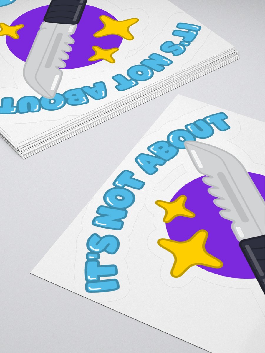 It's Not About the Size Sticker product image (4)