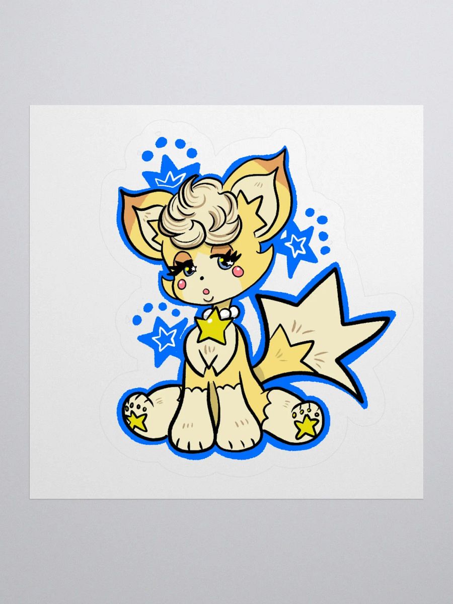 "Sleepy Stars" Cream Sticker product image (1)