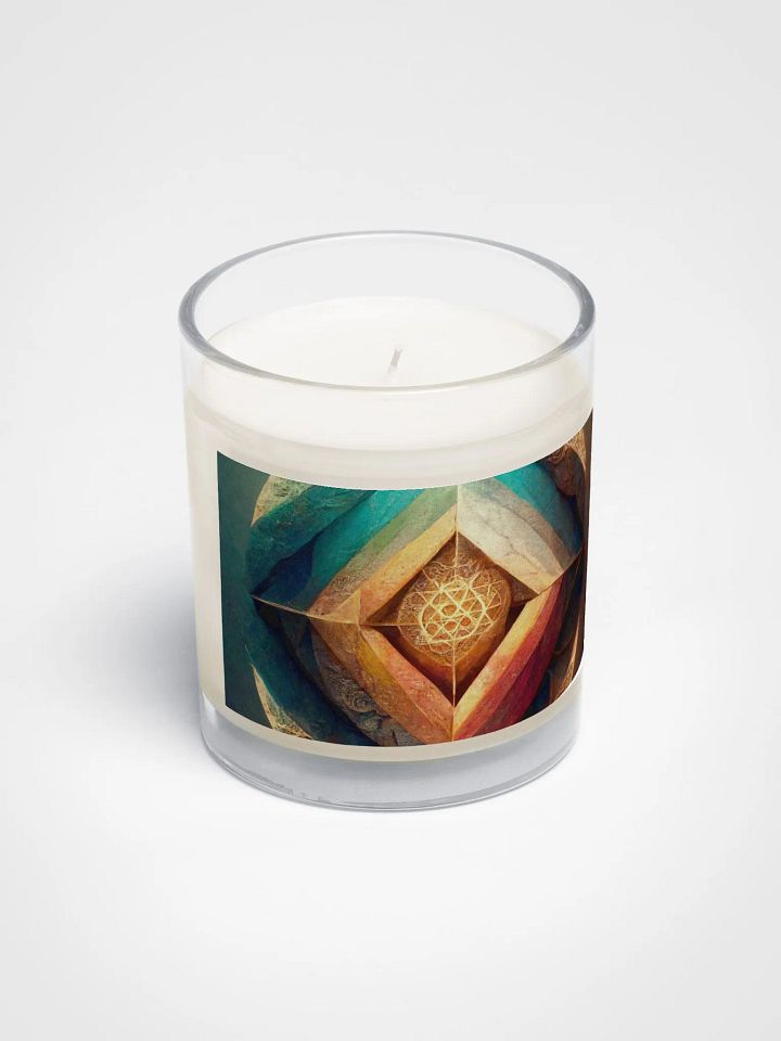 Mandala Harmony Soy Wax Candle product image (2)