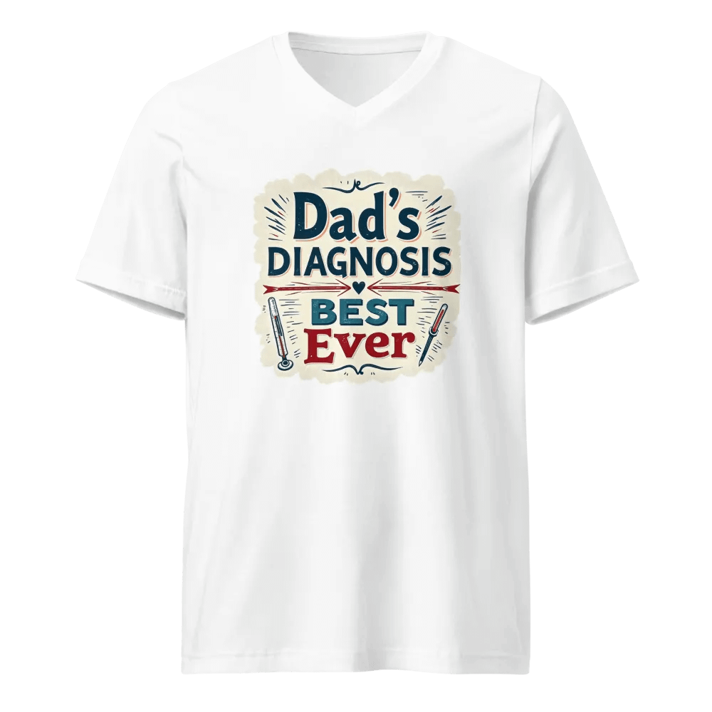 Best Ever Dad's Diagnosis v-neck Tee product image (1)