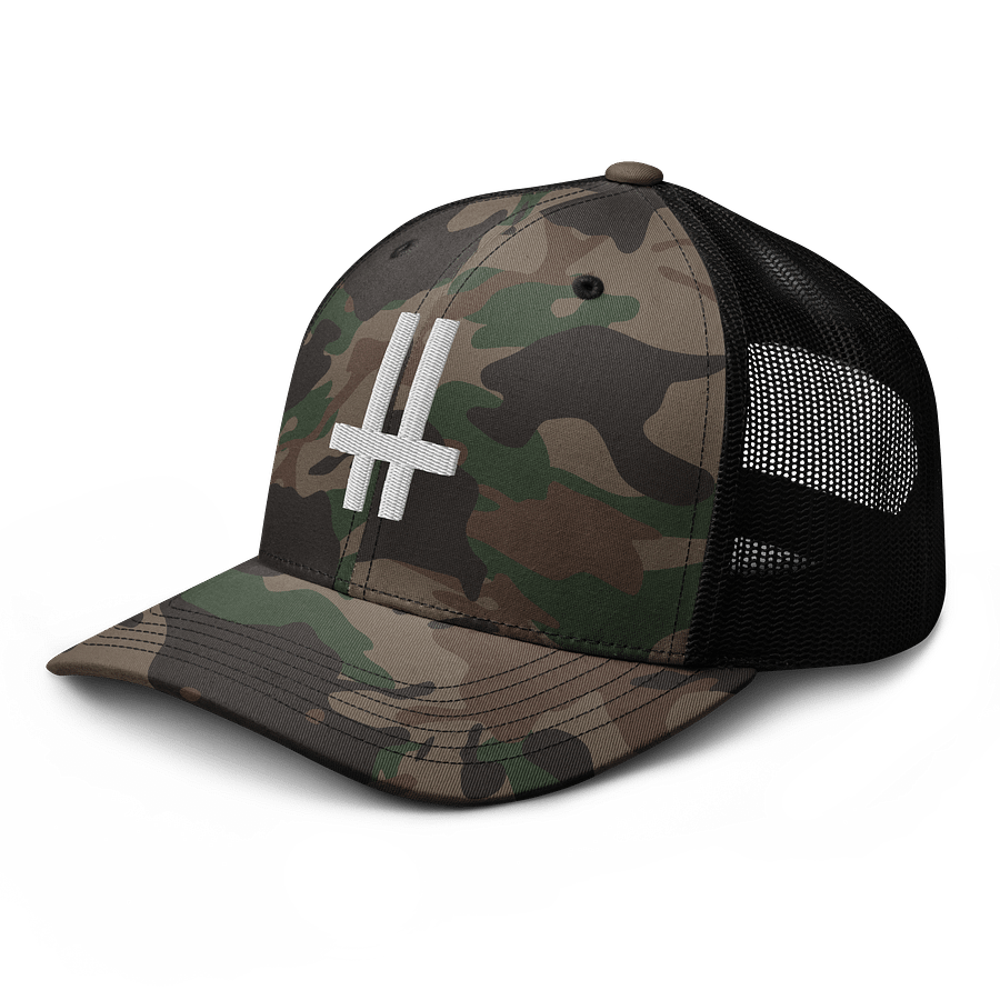 Classic Logo Camo Trucker Hat product image (1)