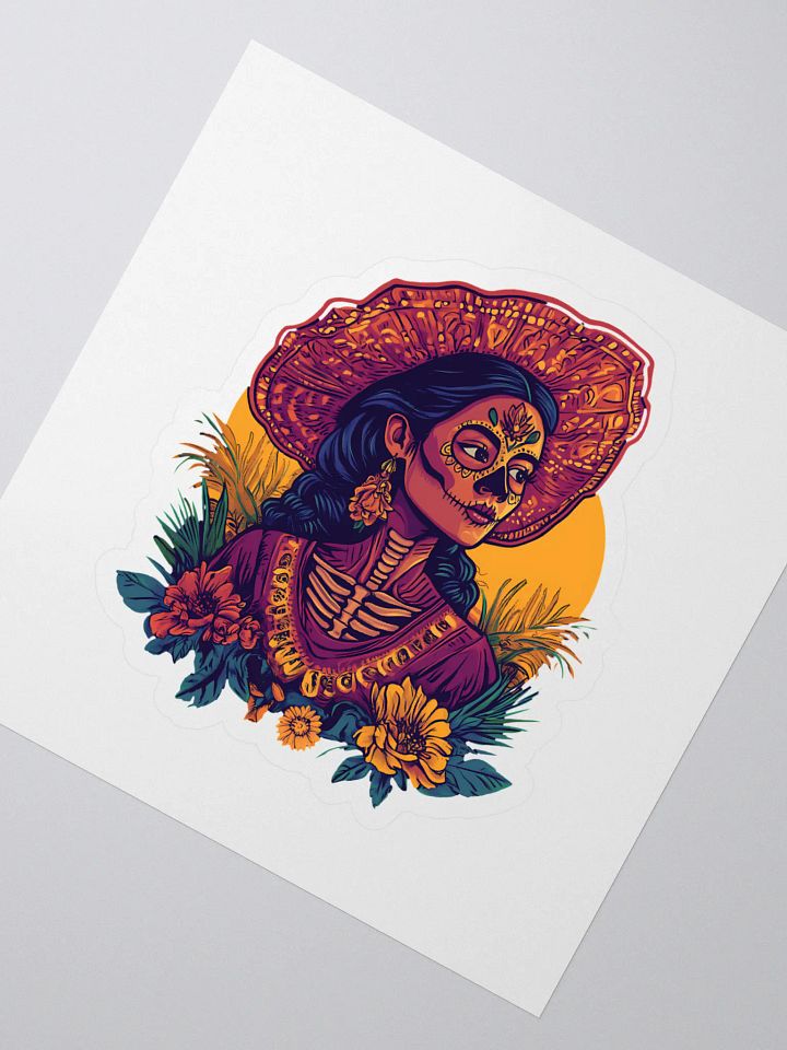 Dia De Los Muertos Kiss Cut Stickers product image (2)