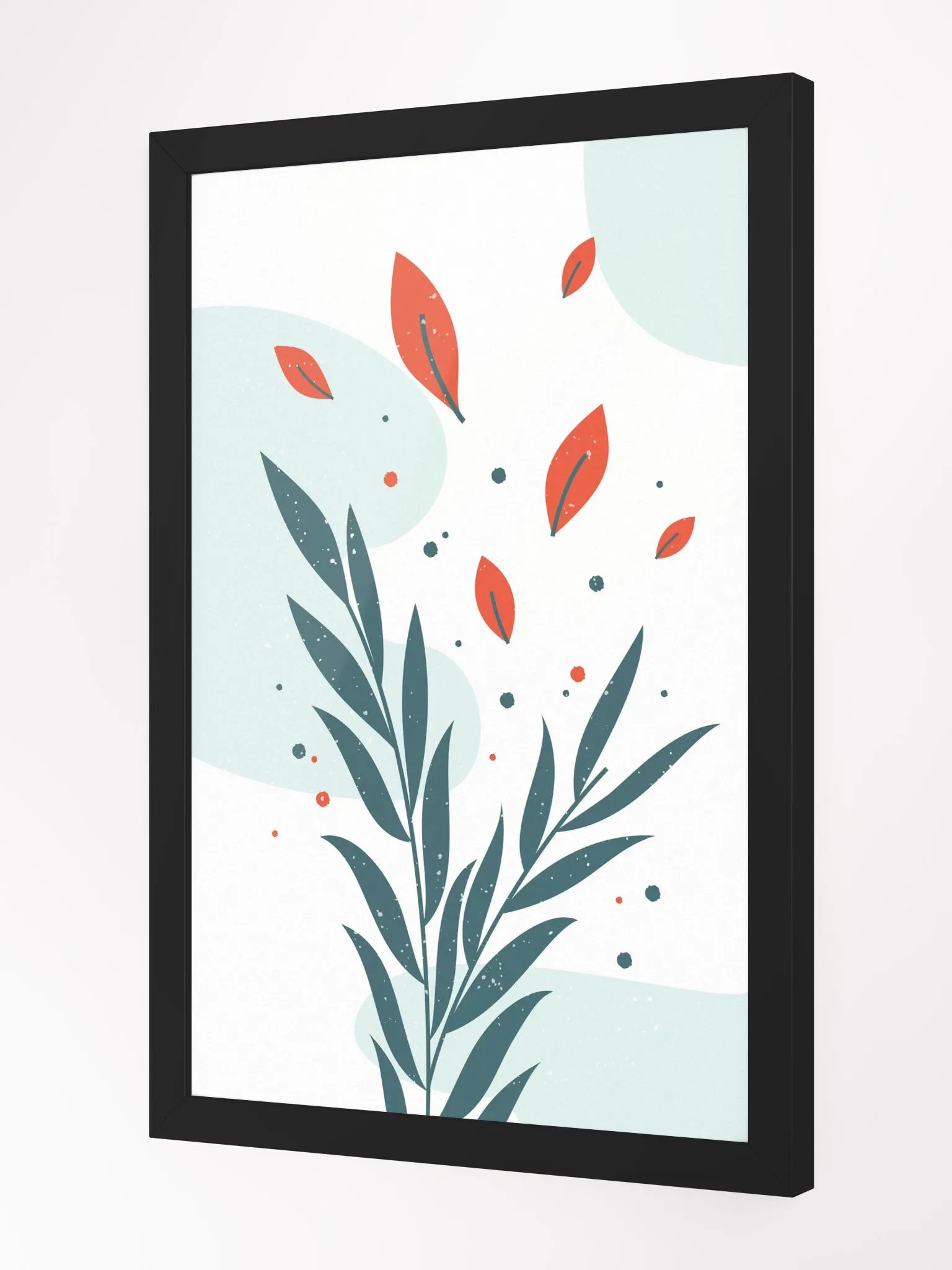 Abstract Botanical Bliss Framed Poster product image (9)