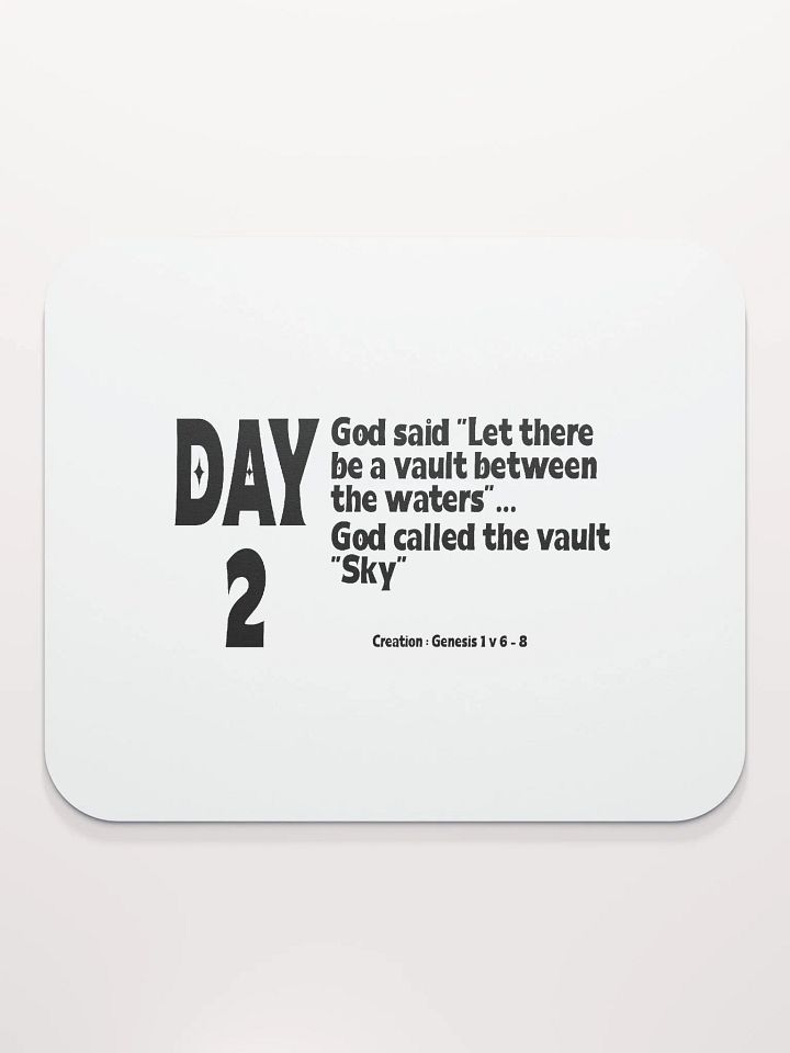 CREATION: DAY 2..Christian, Jesus, faith, God, Bible, Christianity, Jesus Christ, religion, Bible Verse, Love product image (2)