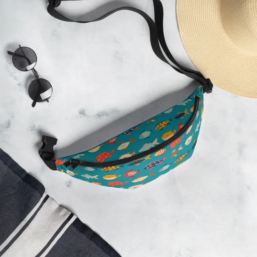 Fishes Being Fishes - Fanny Pack product image (3)