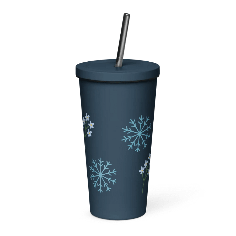 Blossoming Snowflake Insulated Tumbler product image (1)