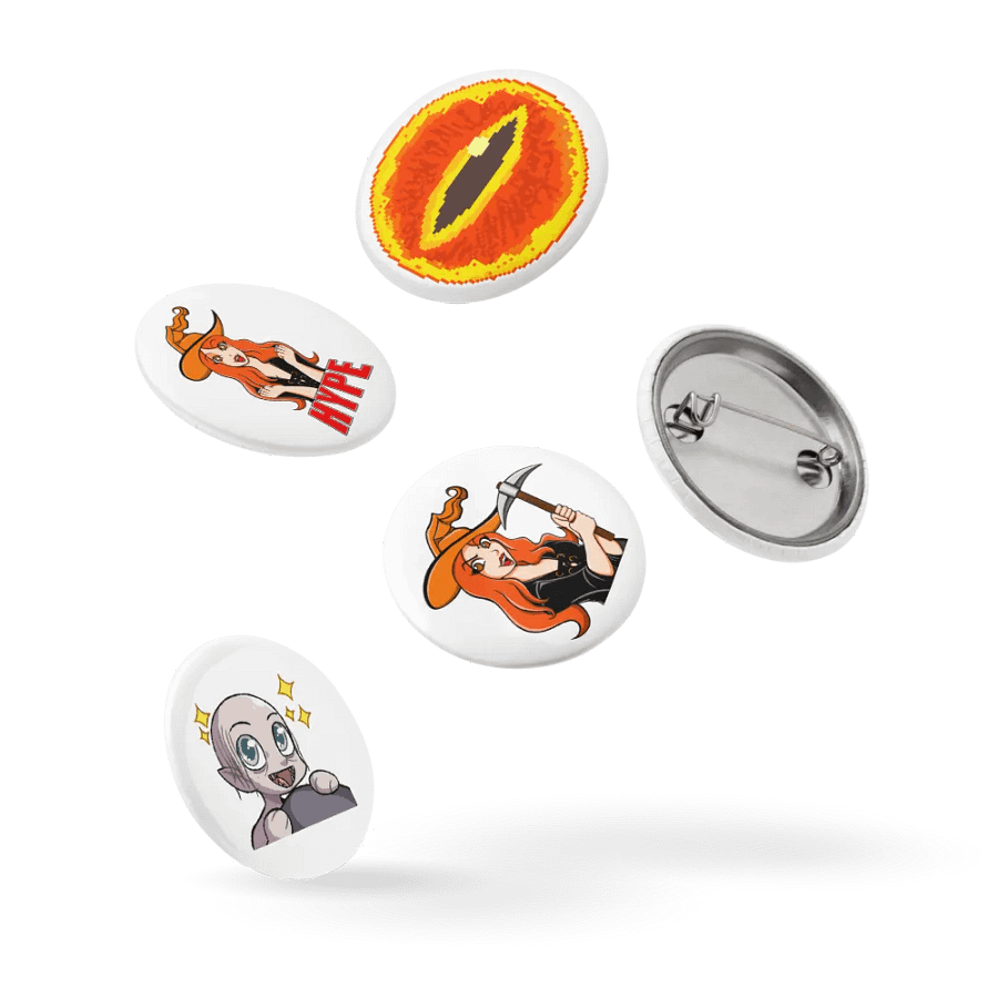 Set of 5 pin buttons product image (9)