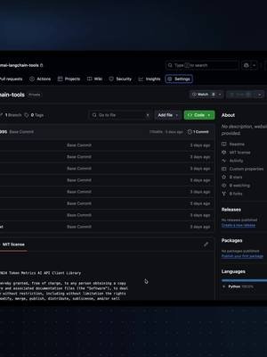 🚨 The Token Metrics API is now live on @LangChainAI With $TMAI + LangChain, you can now build AI Agents, DApps and more with:  → Real-time crypto sentiment. → AI-powered token scores. → Bullish & Bearish Crypto Signals. ⚡ One API key = Infinite AI utility   Start building now: app.tokenmetrics.com/en/api-plans  #LangChain #cryptodevelopers #LangChainAI #AIAgents #CryptoAI #TMAI #SmartContracts #Developers