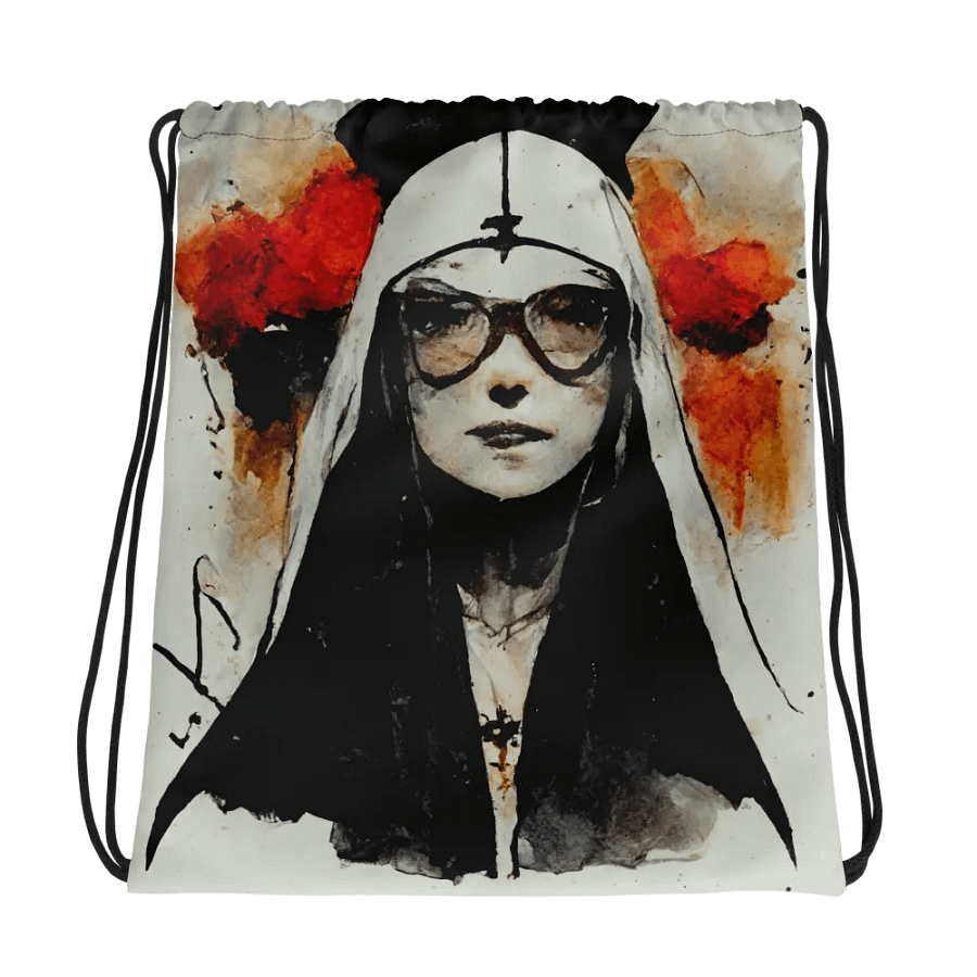Sister Shades All-Over Drawstring Backpack product image (1)
