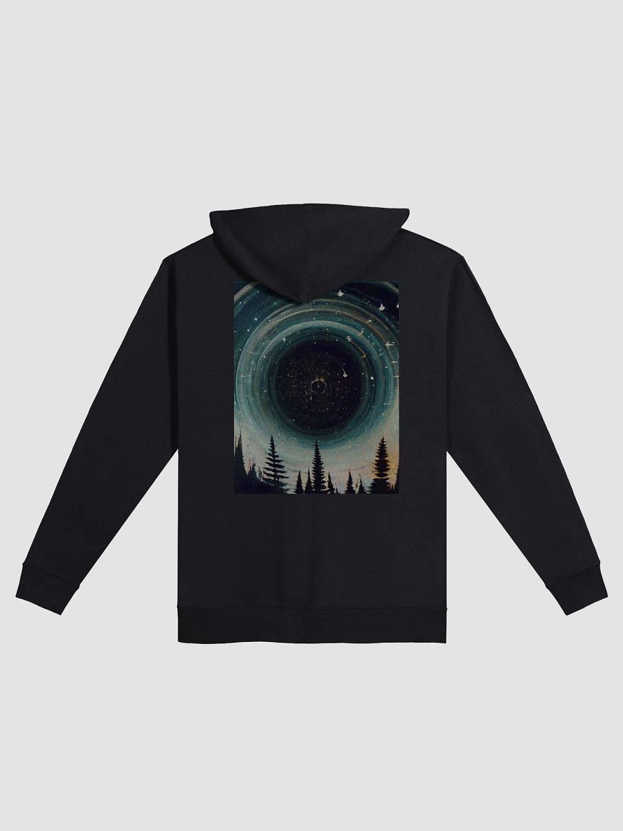 Starry Night Swirl Fleece Zip-Up Hoodie product image (2)