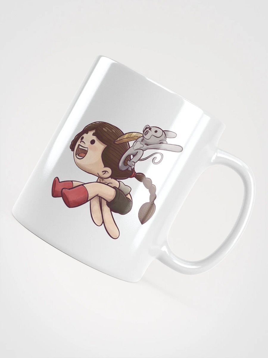She & Her Pet | White Glossy Mug product image (10)