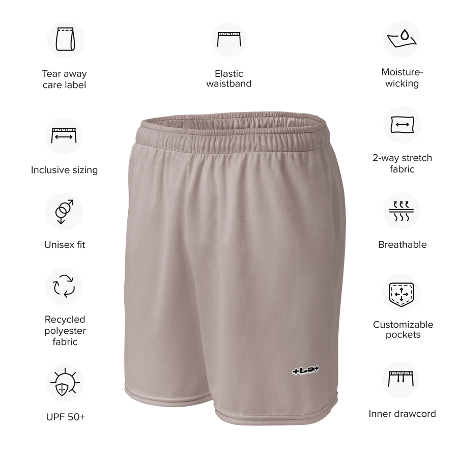 ECLIPSE- LUXURY BEIGE Unisex Mesh Shorts product image (10)