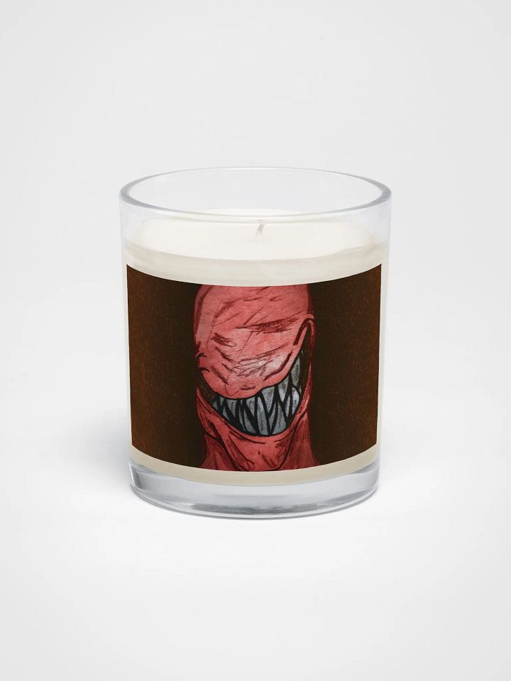 Fang Candle In A Clear Glass Jar product image (1)