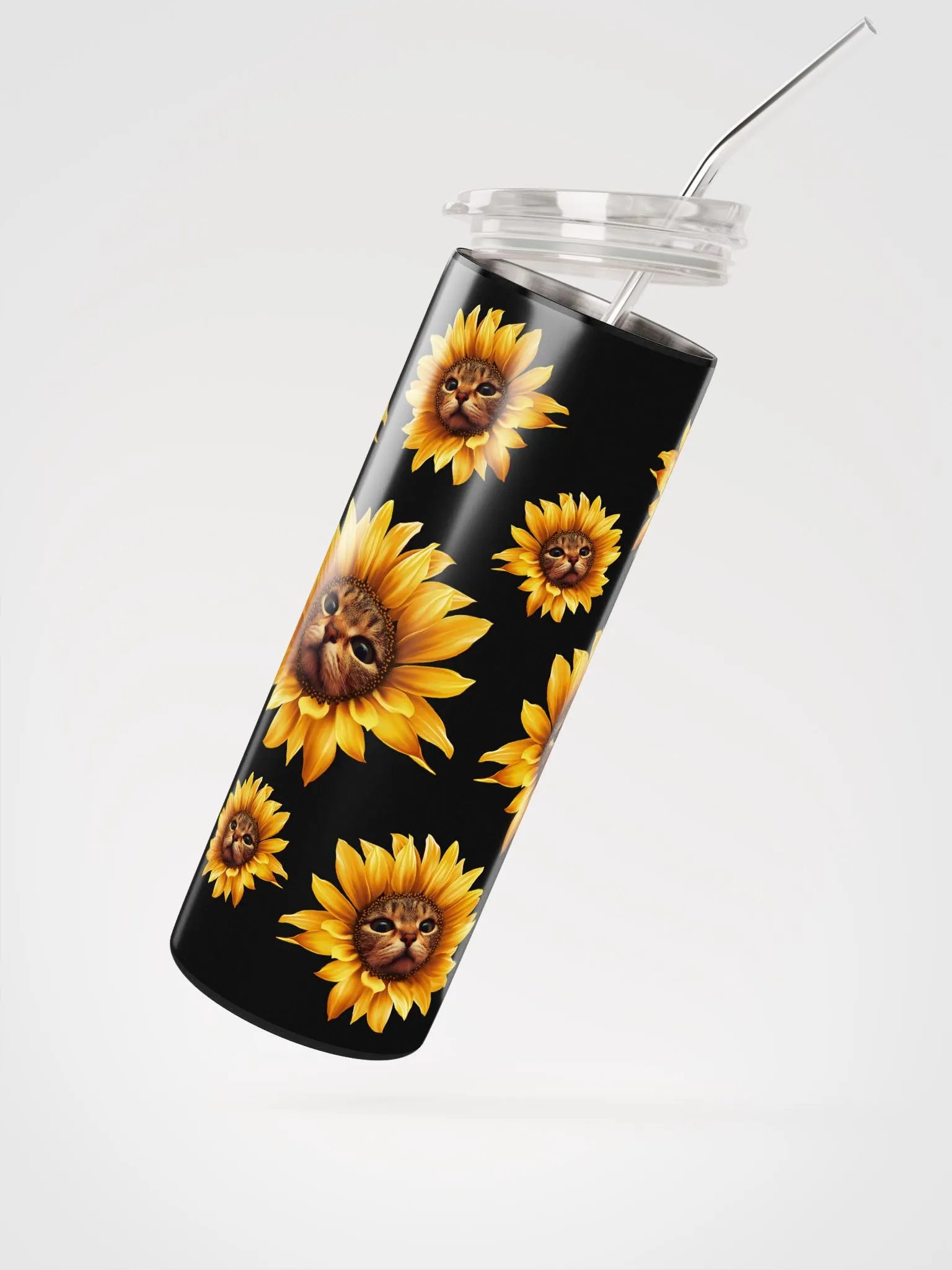 Kitten Sunflowers 20-oz Tumbler product image (3)