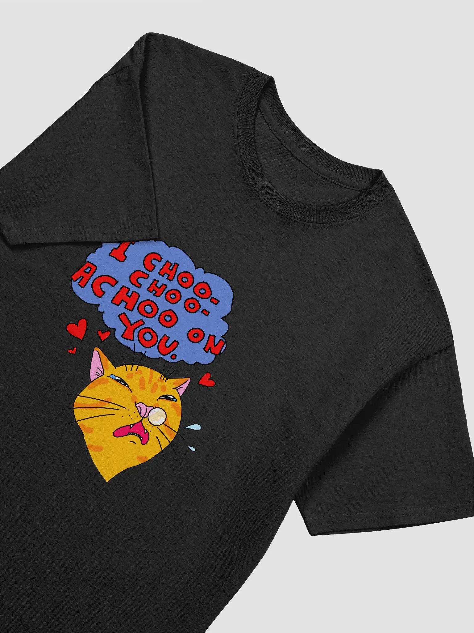 Achoo on You Orange Cat Classic T-Shirt Multicolor product image (3)