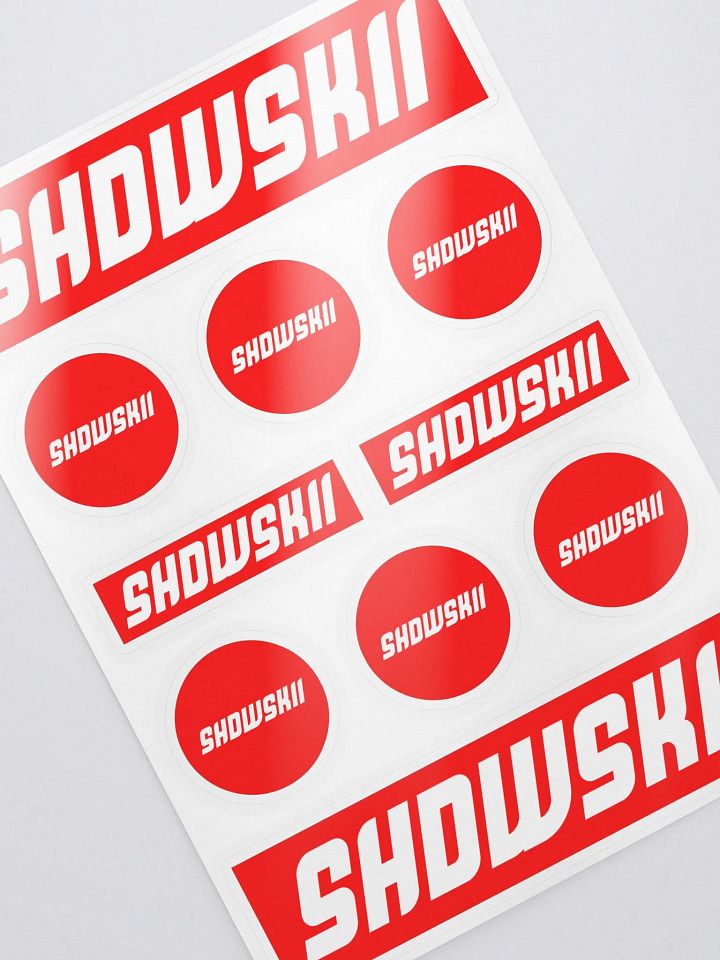KISS CUT STICKERS / RED product image (2)