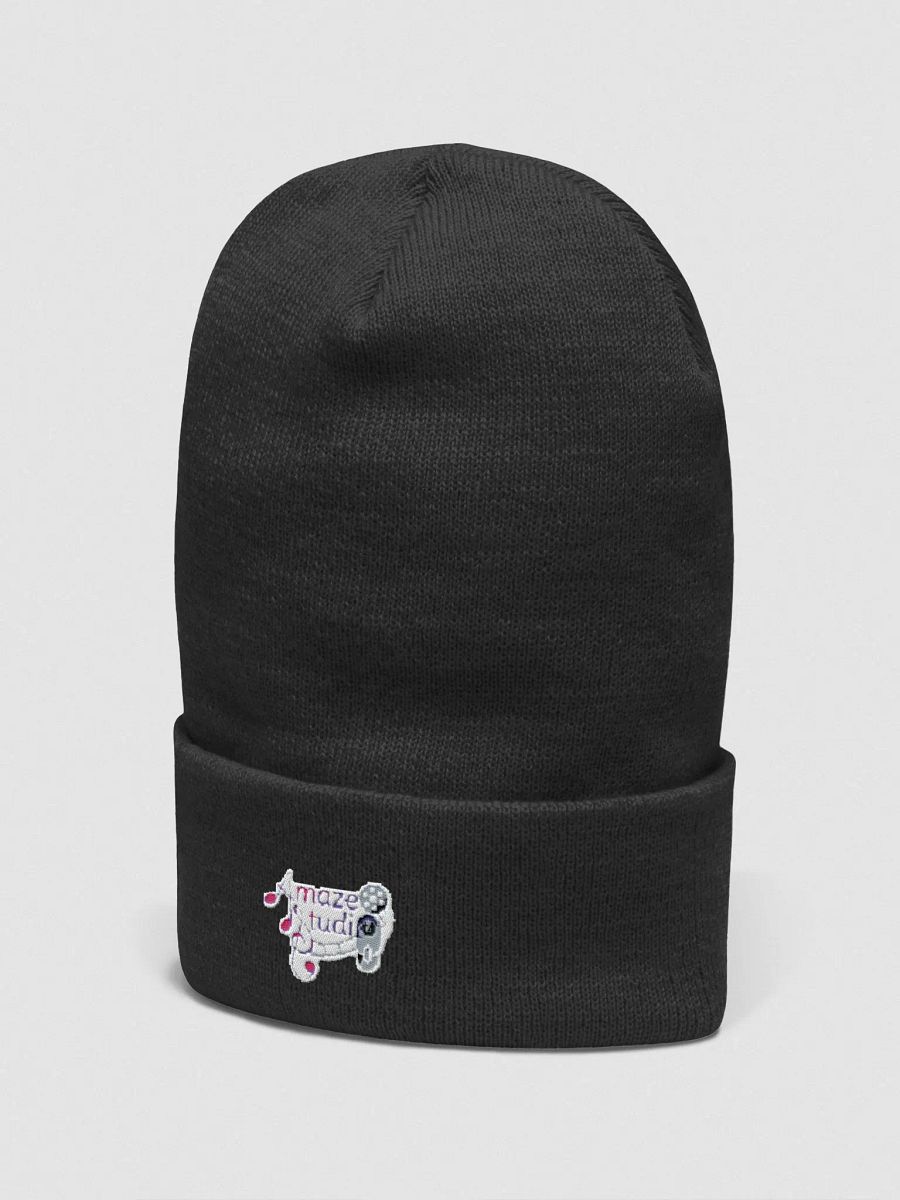 Pixelated Dreams Embroidered Beanie product image (2)