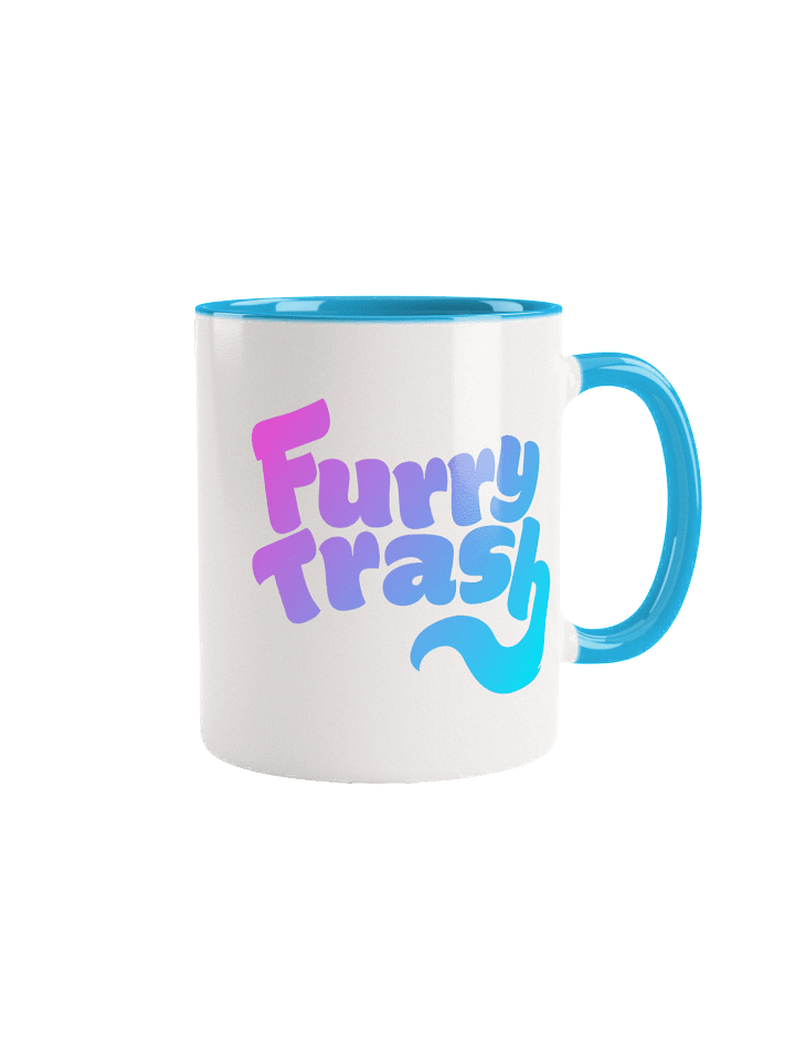 Furry Trash Mug - Bubble Logo (Twilight Gradient) product image (2)