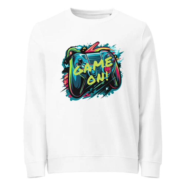 Neon Game On! Controller Sweatshirt product image (5)