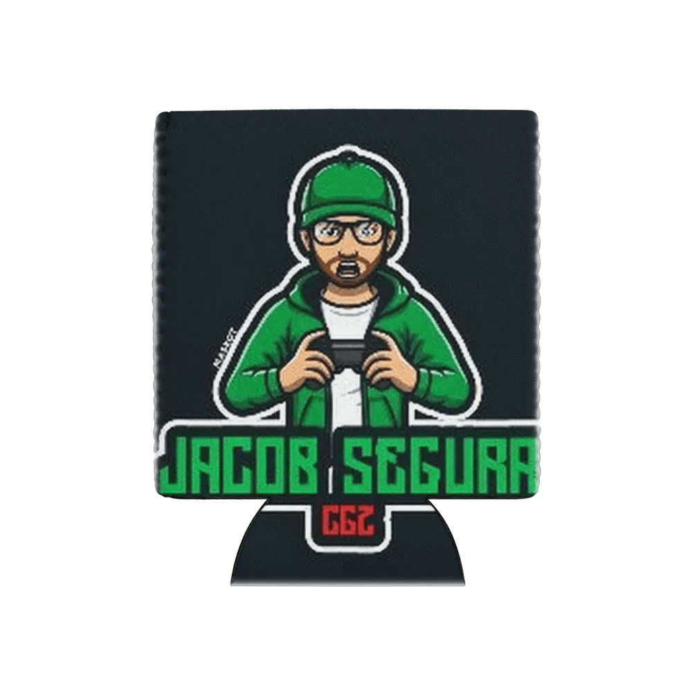 Jacob segura CGZ Game On Can Cooler - Personalized Neoprene Drink Sleeve product image (1)