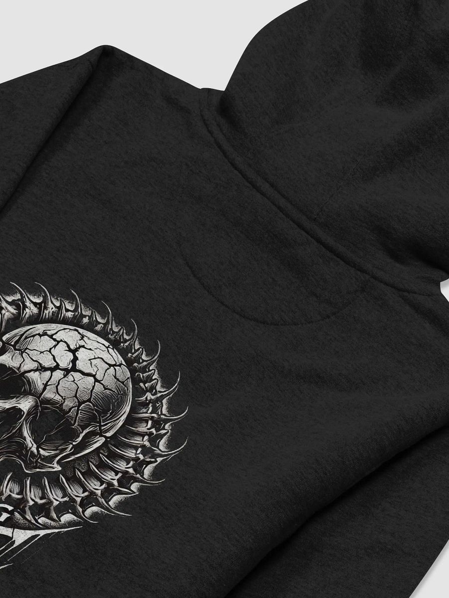 Quivering Spine Cracked Skull Hoodie product image (4)