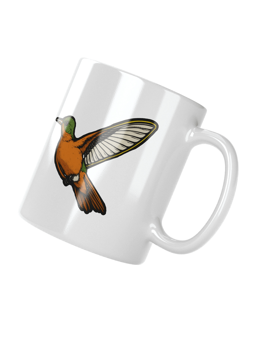Vibrant Cinnamon Hummingbird Flight Mug product image (3)