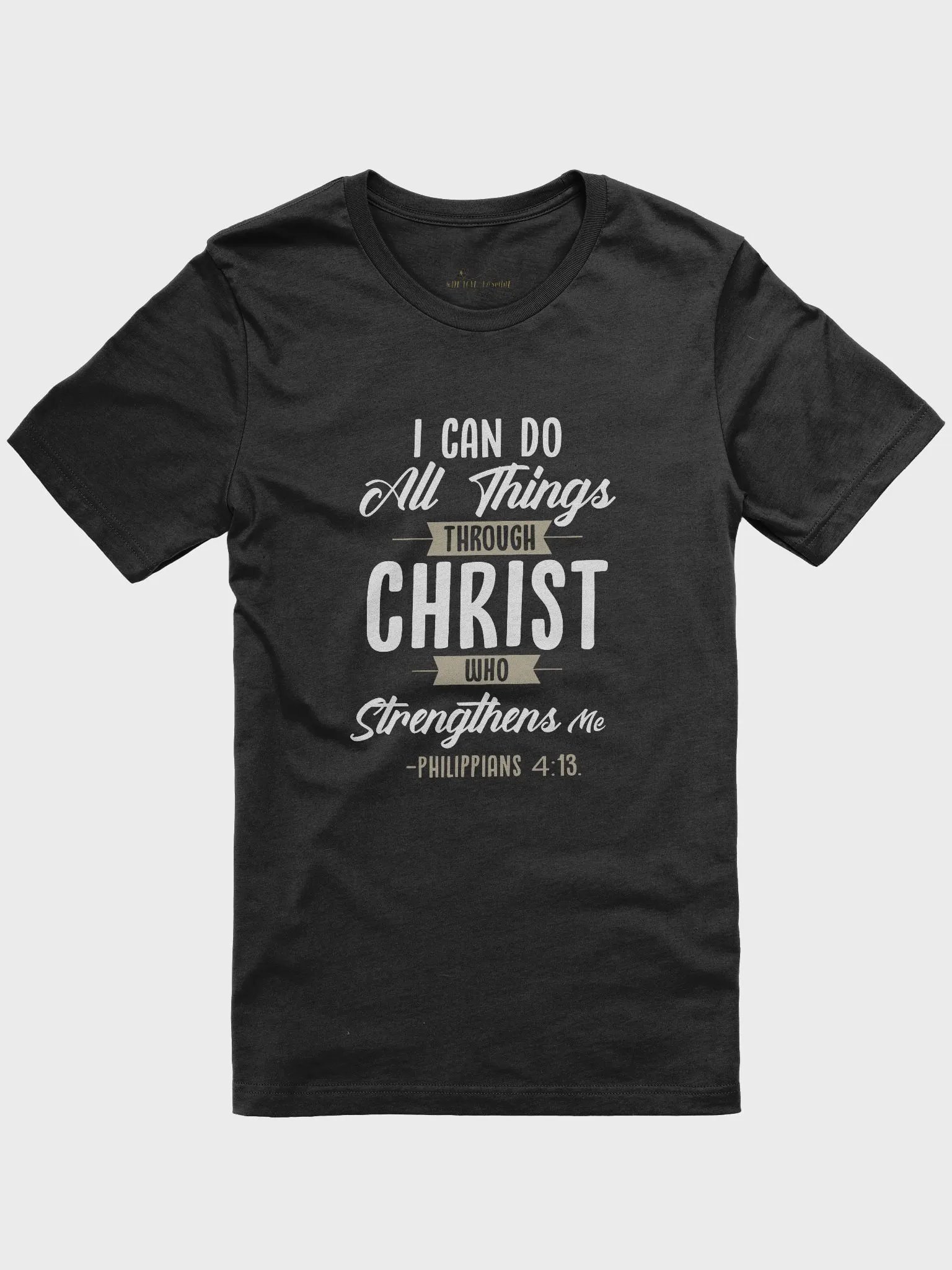 I CAN DO ALL THINGS THROUGH CHRIST WHO STRENGTHENS ME T-SHIRT & DEVOTIONAL BUNDLE product image (1)