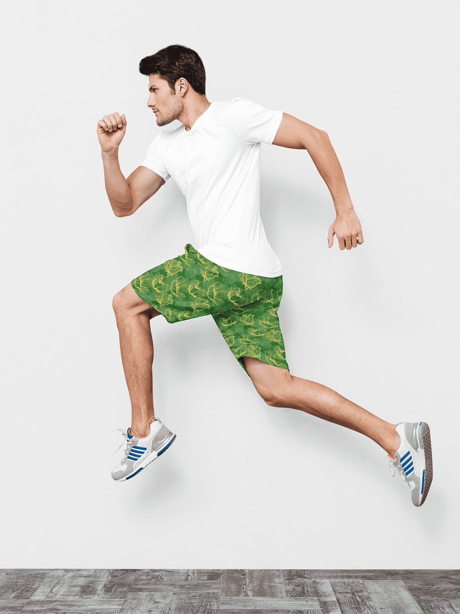 Golden Grove | Recycled Unisex Mesh Shorts product image (1)