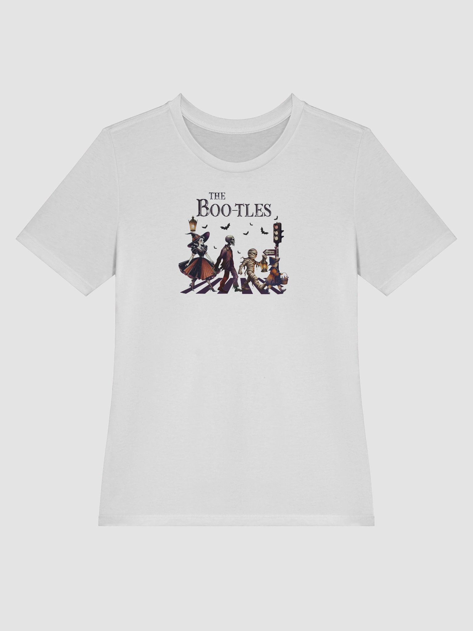 The Boo-tles Retro Halloween Parody Women's Tee product image (41)