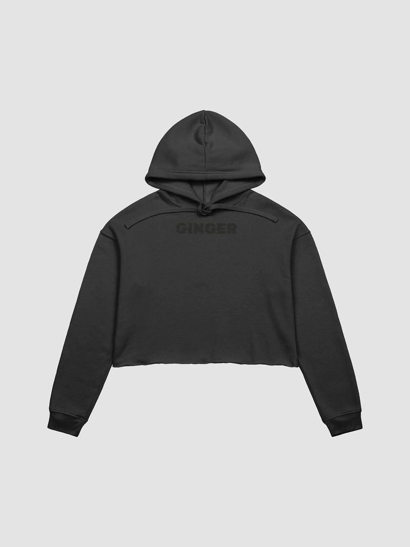Bold Ginger Crop Hoodie