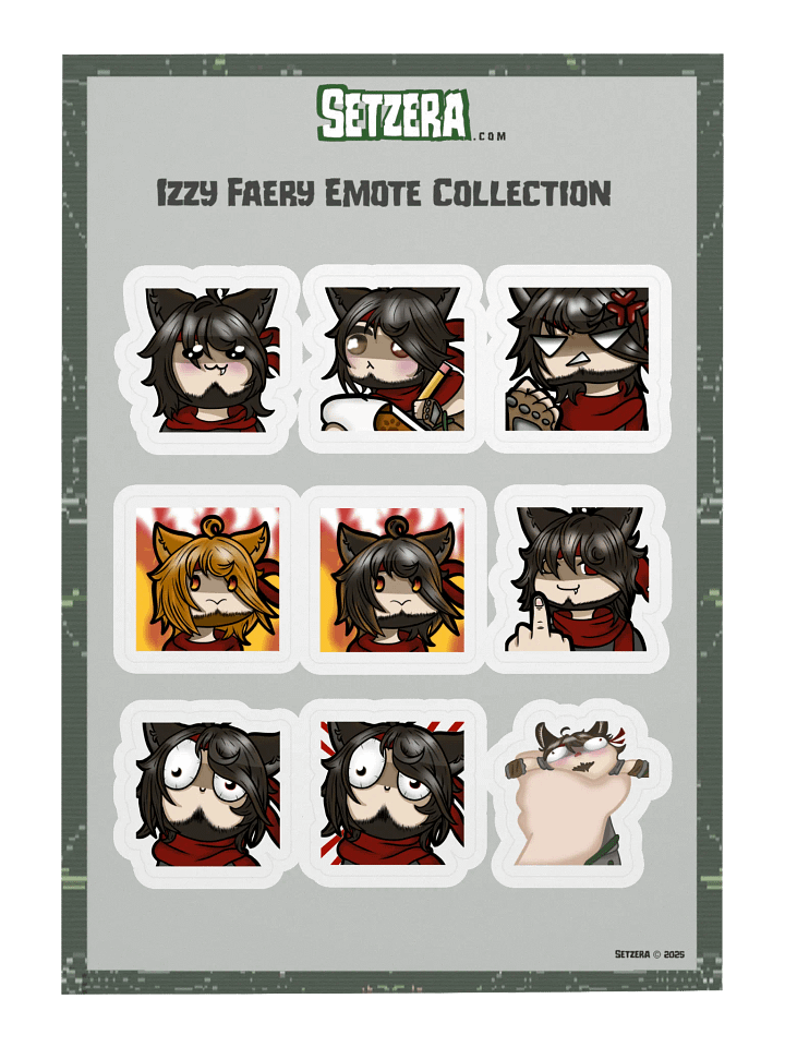 Izzy Faery Emote Collection Sticker Pack product image (1)