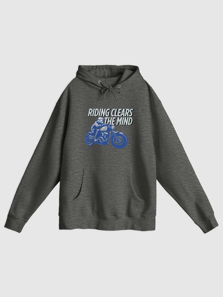 Riding Clears the Mind Premium Hoodie Riding clears the mind. product image (2)