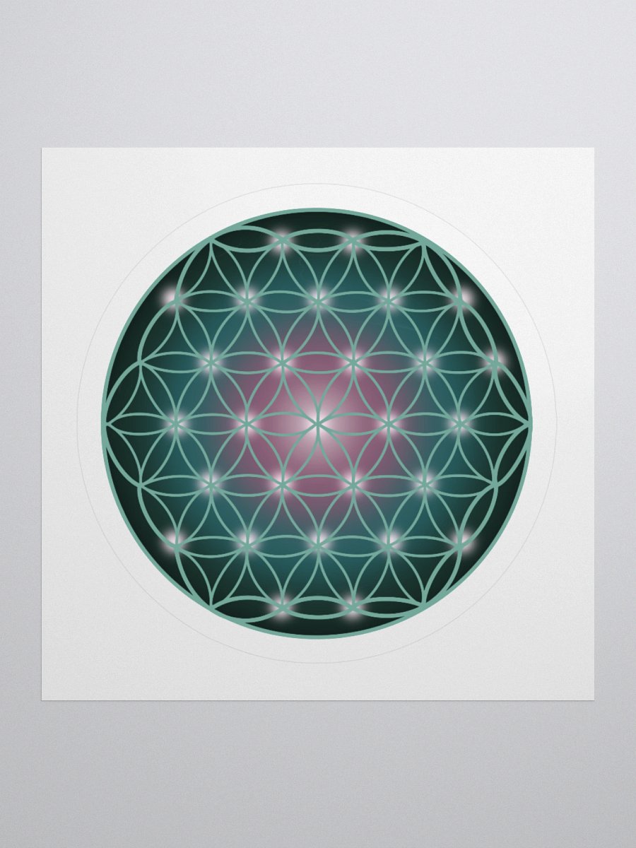 Flower of Life | Sacred Geometry Kiss Cut Stickers product image (1)