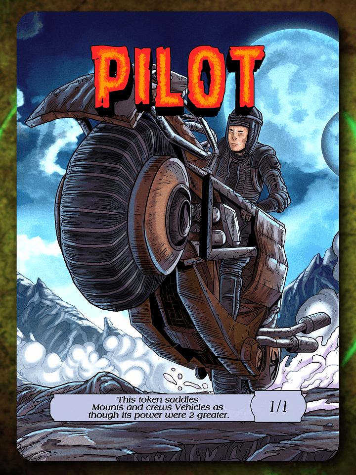 Pilot 1/1 Full Art Token product image (1)