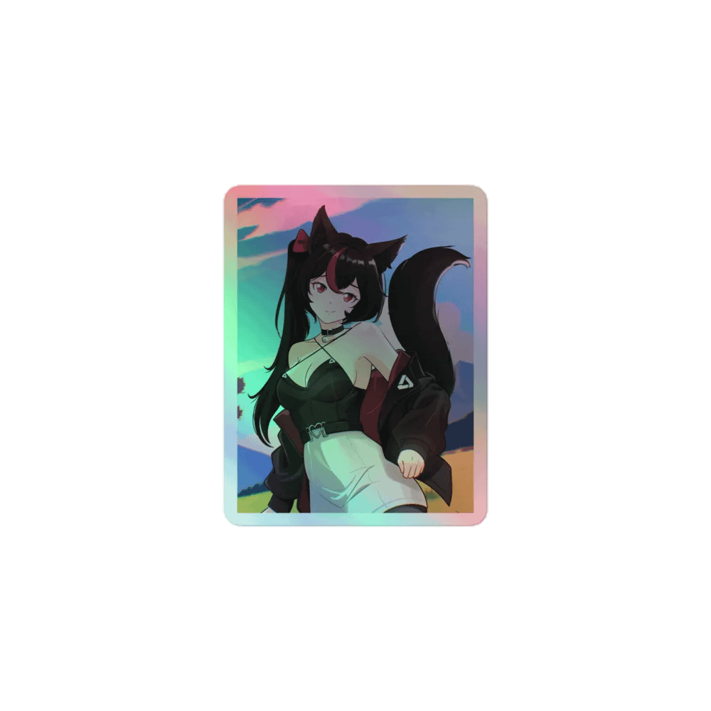 Kitsune Holographic Sticker Sheet product image (1)