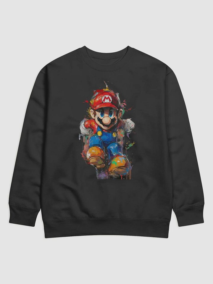 Mustachioed Mischief Premium Sweatshirt product image (1)