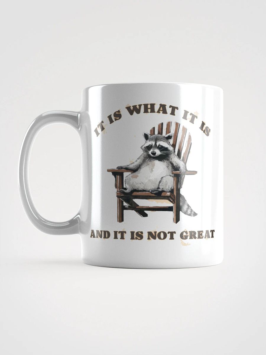 Raccoon It is What it Is Glossy Mug product image (16)
