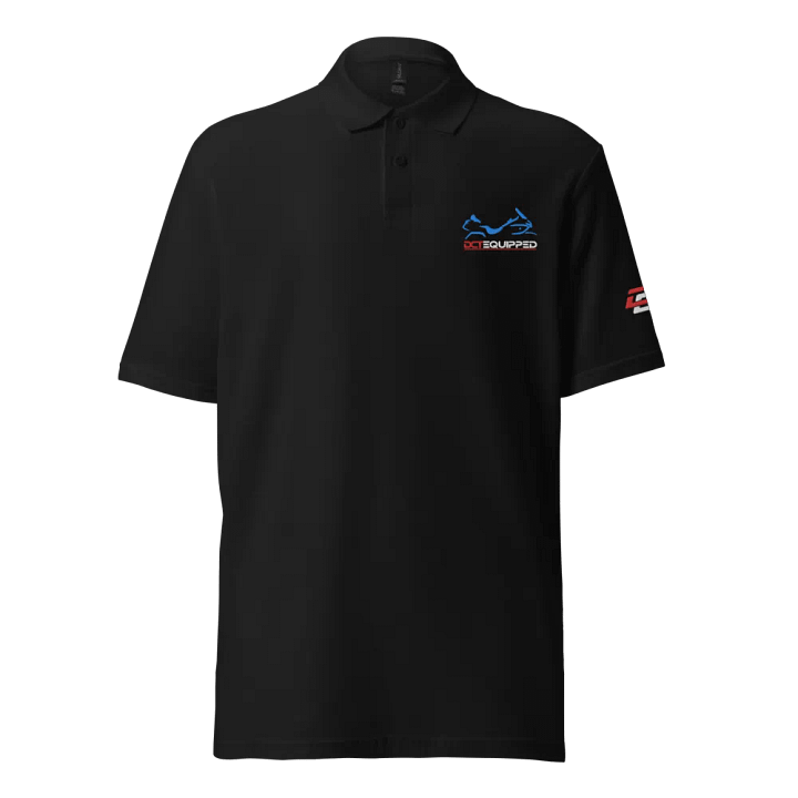 DCT Shadow Wing Polo Shirt Black/Blue product image (1)