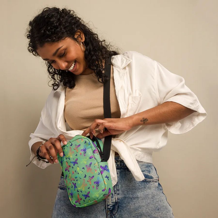 Butterfly Bliss All-Over Crossbody Bag product image (12)
