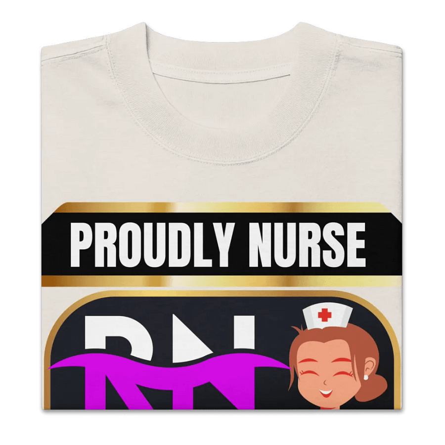 Proudly Nurse Oversized Faded T-Shirt product image (30)